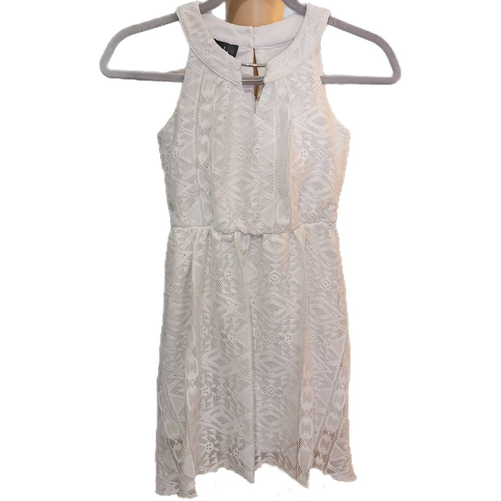 By & By Girl White Lace Dress Size 8